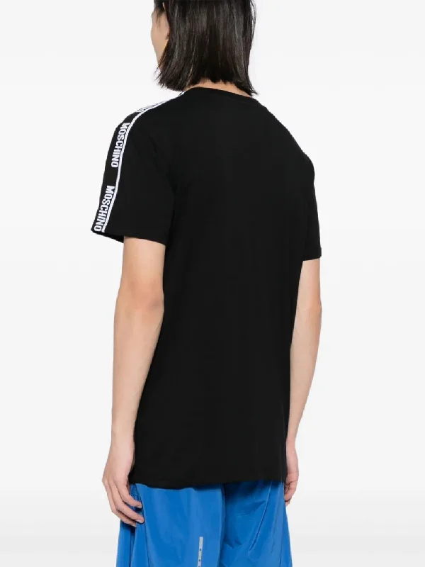 Logo-Tape Cotton T-Shirt