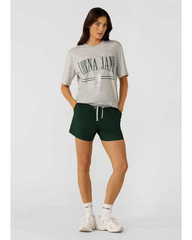 Lorna Jane Faculty Relaxed Fit Tee - Grey Marl