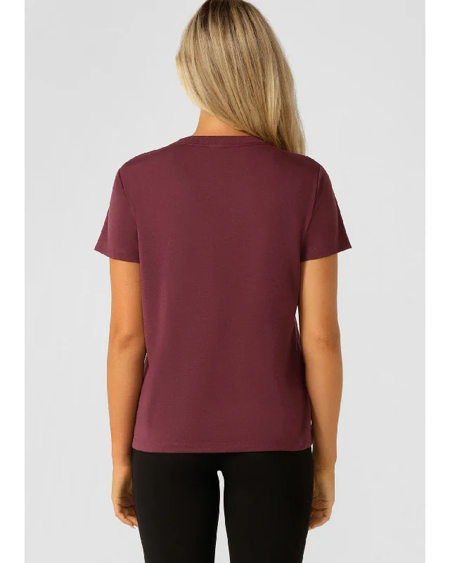 Lorna Jane Lotus T Shirt - Mulberry