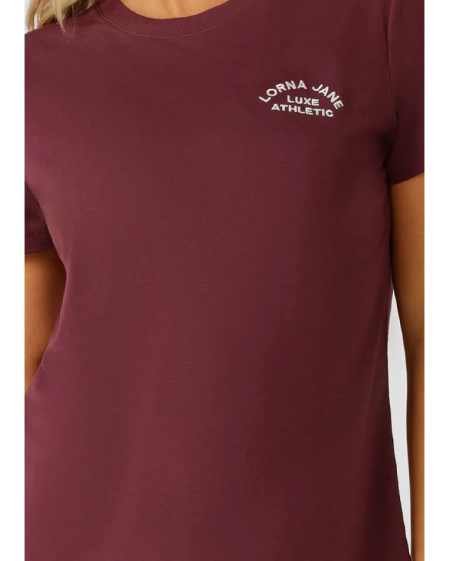 Lorna Jane Lotus T Shirt - Mulberry