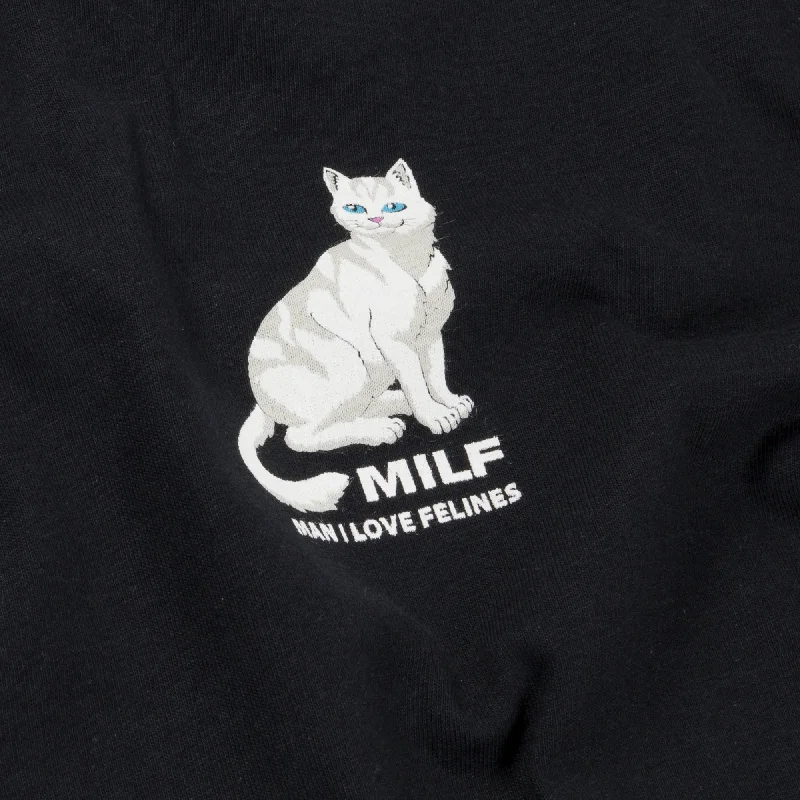 Man I Love Felines Long Sleeve (Black)