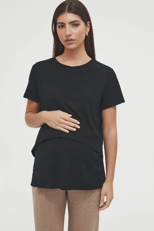 Avenue Nursing Tee (Black)