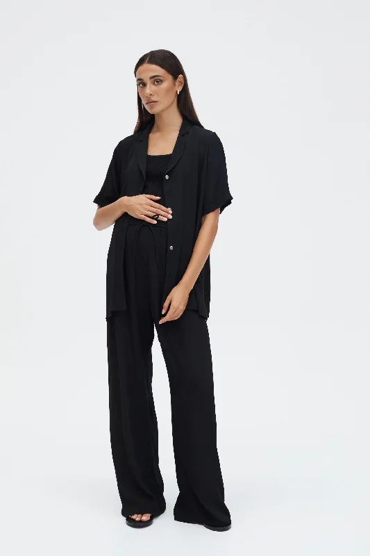 Holiday Rayon Shirt (Black)