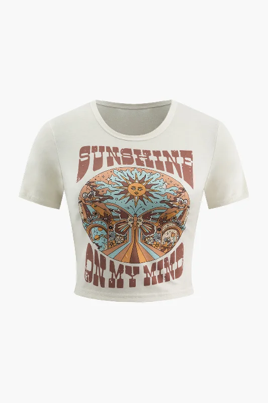 Sunshine On My Mind Baby Tee