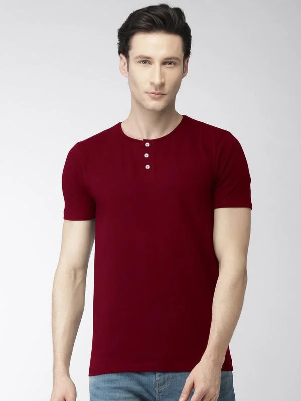 Mens Cotton Half Sleeve Round Neck Tshirt