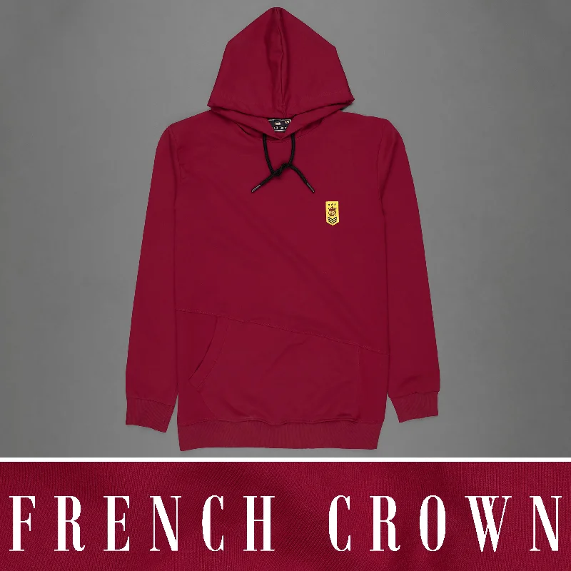 Merlot Red Hoodie Sweatshirt