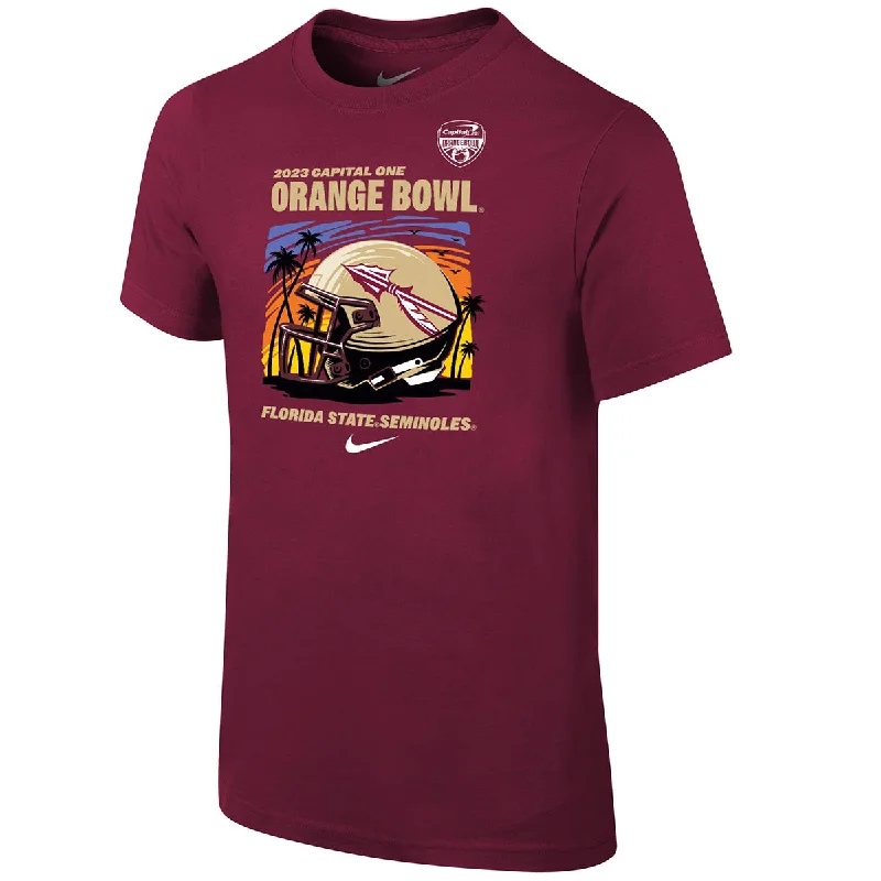 Nike Youth Florida State Seminoles Orange Bowl Design Short Sleeve T-shirt - Garnet