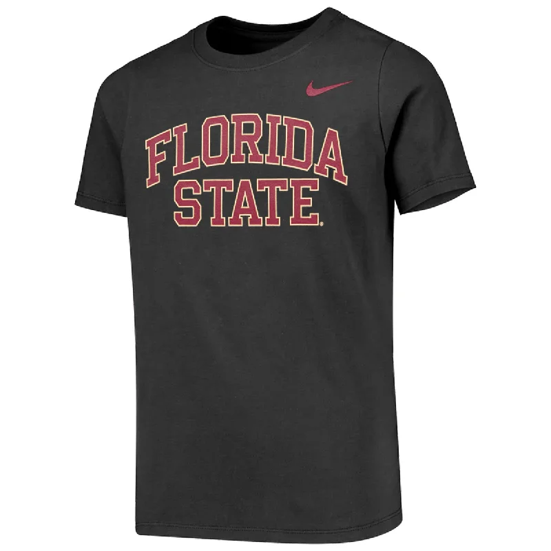 Nike Youth Florida State Short Sleeve Cotton T-shirt - Black