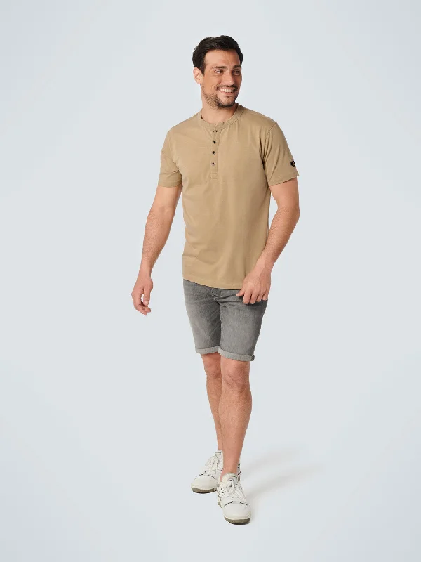 No Excess - Grandad Tshirt - Khaki