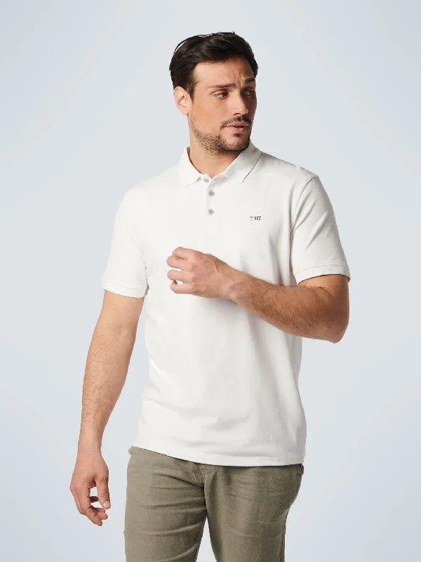 No Excess - Stretch Polo - White