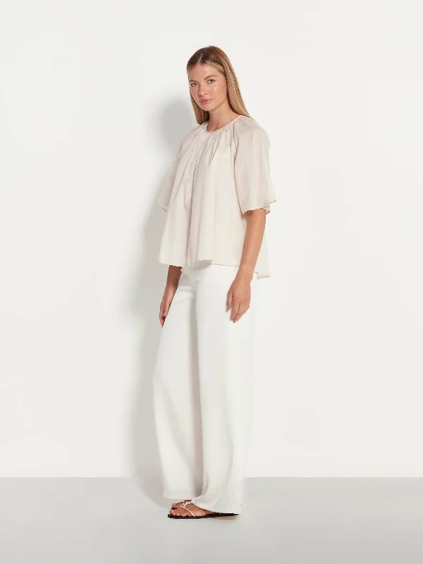 Odette Blouse (Cotton Voile) Parchment