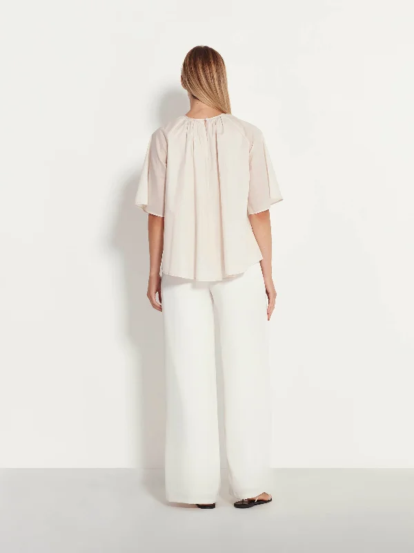 Odette Blouse (Cotton Voile) Parchment