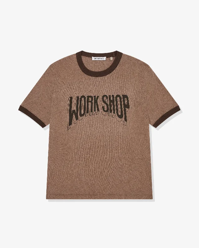 Our Legacy - Men's Workshop Ringer T-Shirt - (Overdyed Earth)