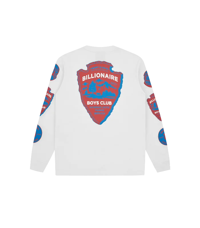 PARKS L/S T-SHIRT - WHITE