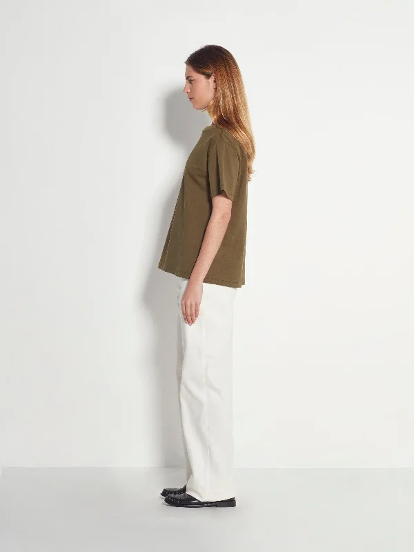 Relaxed T (Heavy Cotton Knit) Army Green