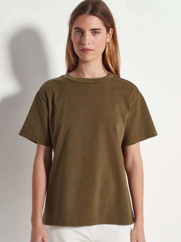 Relaxed T (Heavy Cotton Knit) Army Green