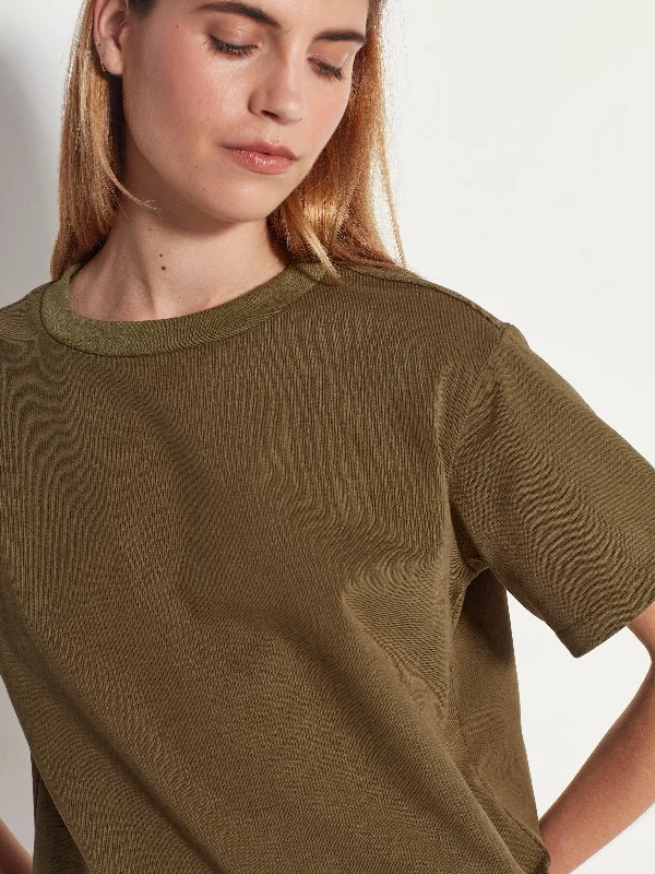 Relaxed T (Heavy Cotton Knit) Army Green