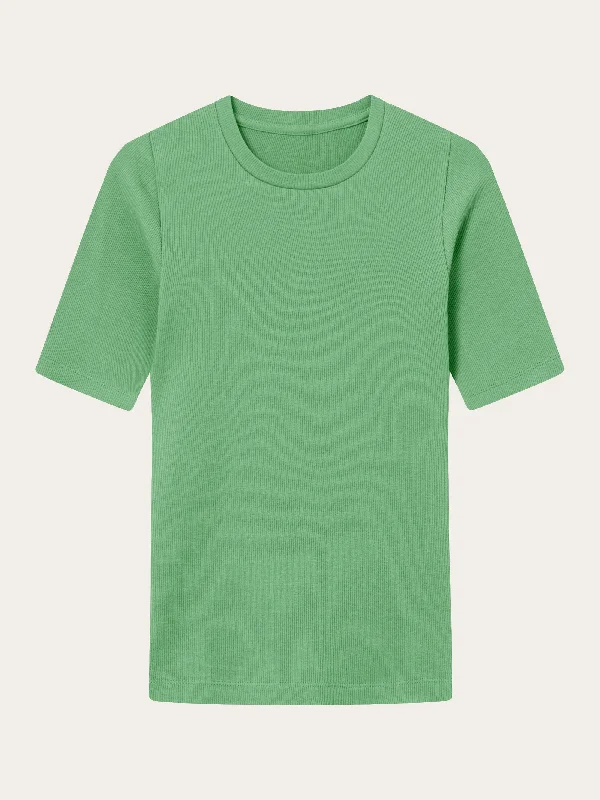 Rib t-shirt - Shale Green