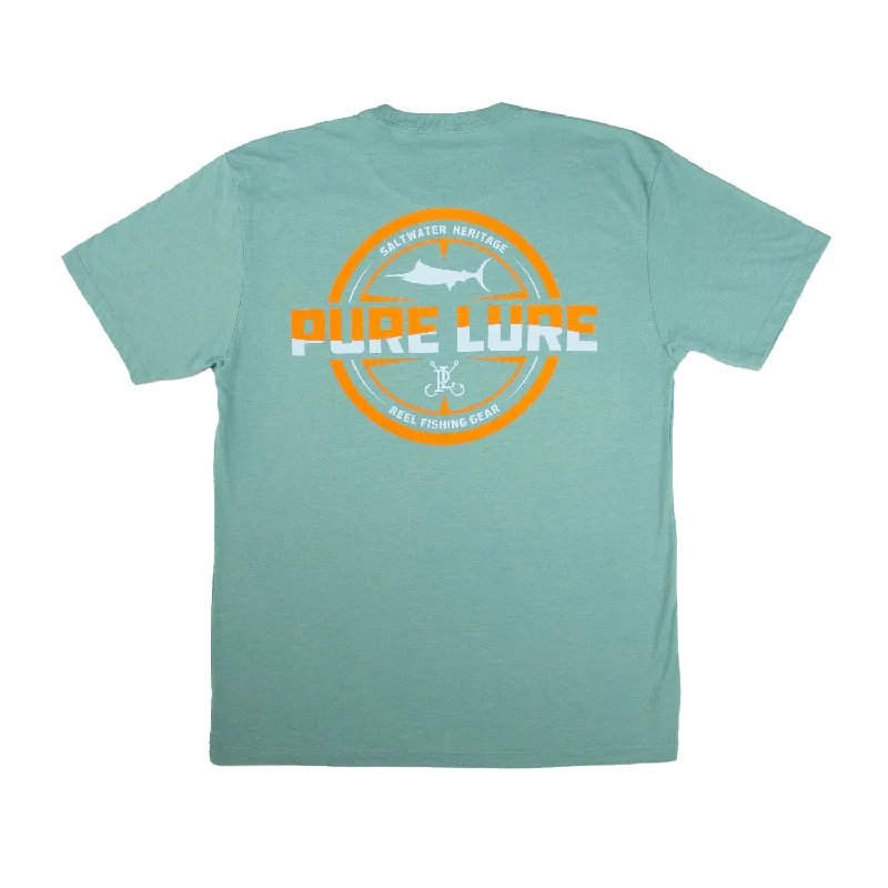 Oil Blue Heather / Orange / S