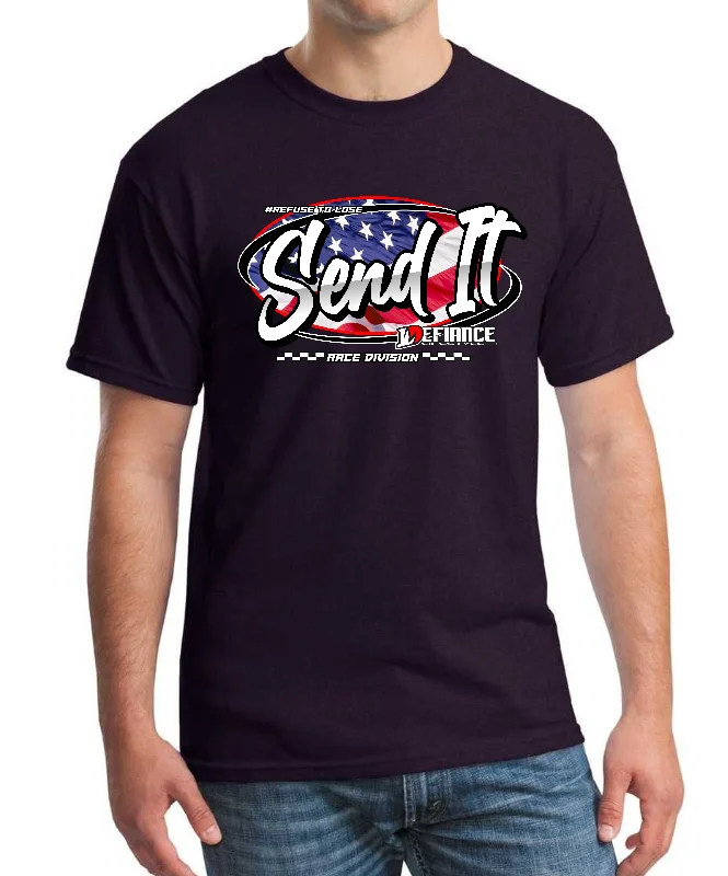 SEND IT OUR true colors - RACE T Shirt - Black TEE