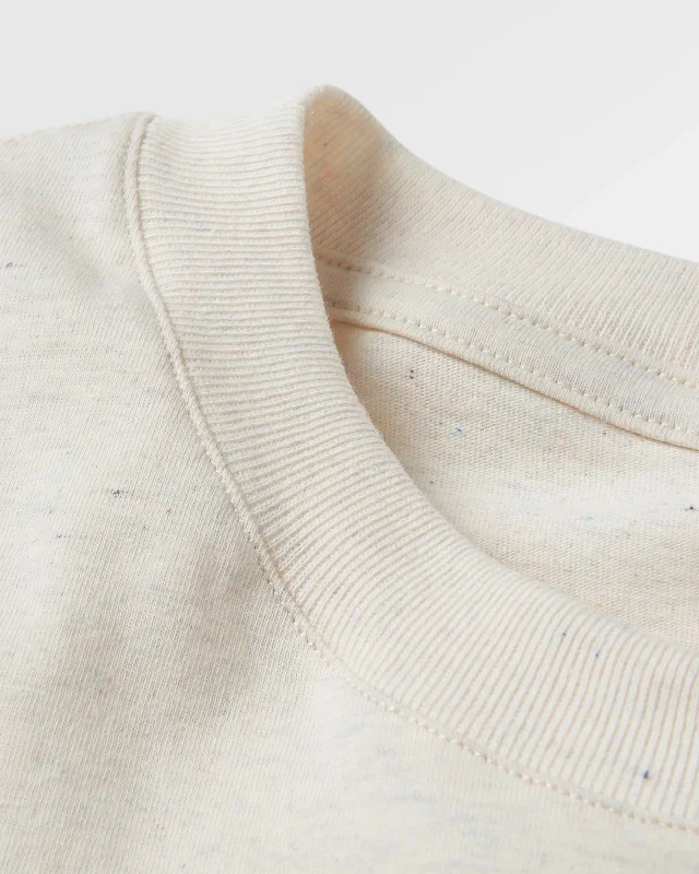 Sierra Recycled Relaxed Fit T-Shirt - Milky Marl