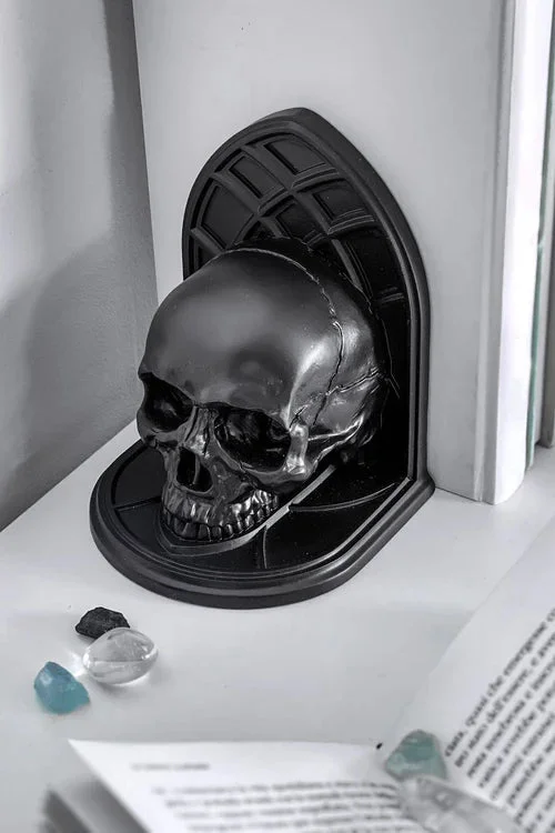 Skull Book Ends