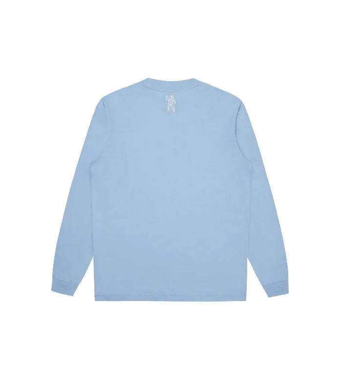 SMALL ARCH LOGO L/S T-SHIRT - BLUE