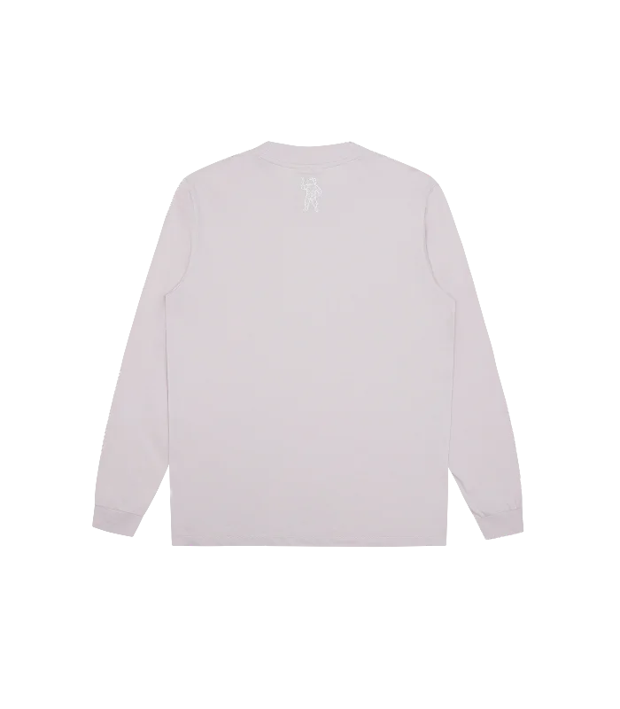 SMALL ARCH LOGO L/S T-SHIRT - LILAC