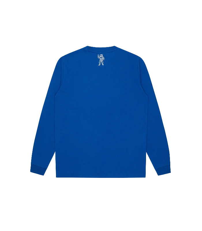 SMALL ARCH LOGO L/S T-SHIRT - ROYAL BLUE