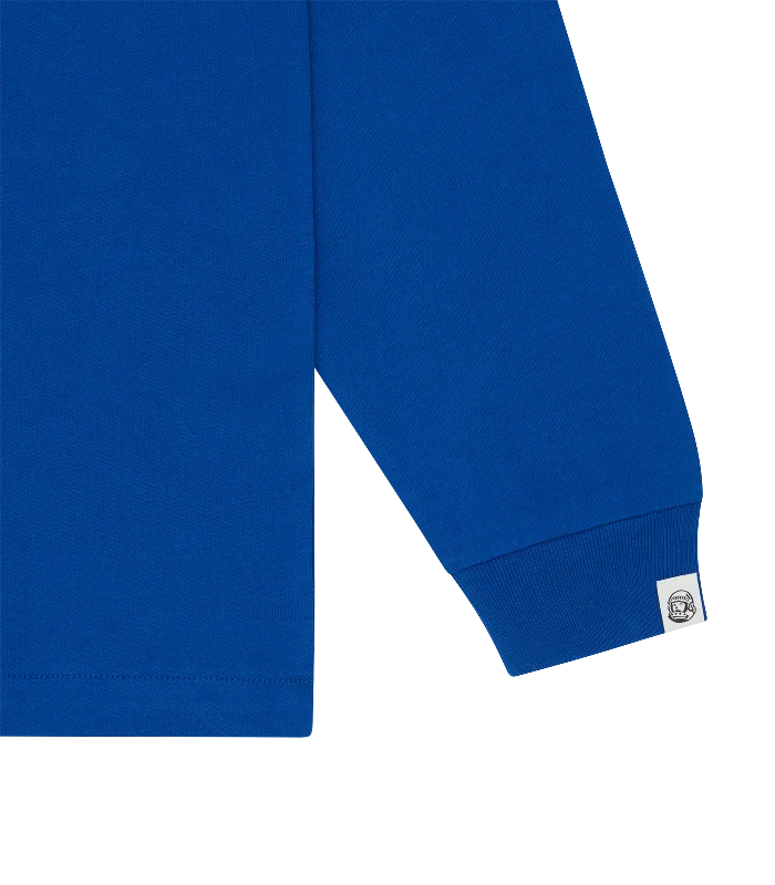 SMALL ARCH LOGO L/S T-SHIRT - ROYAL BLUE