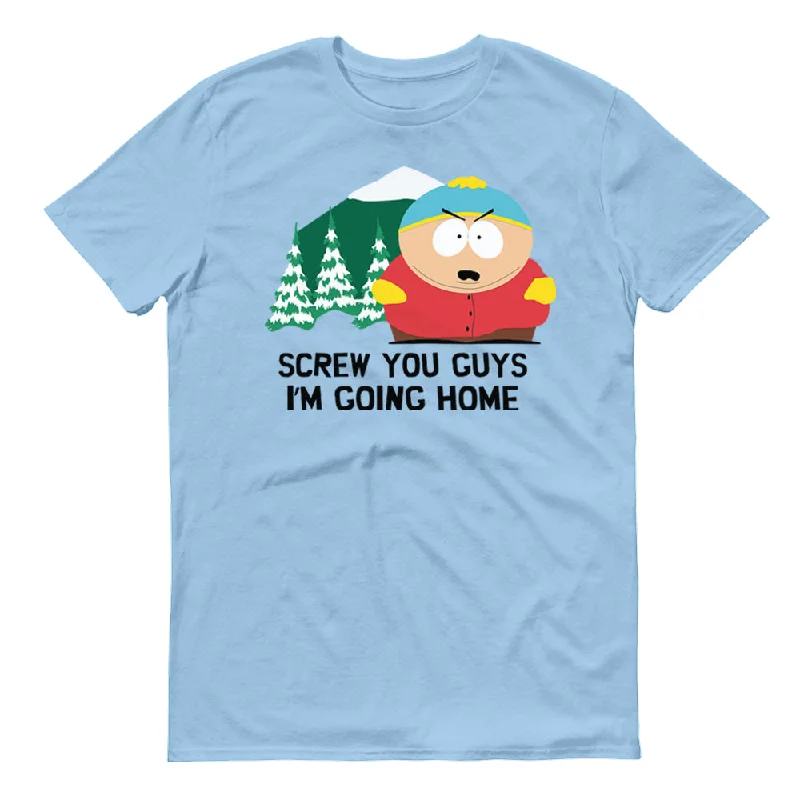 South Park Cartman Screw You Guys Adult Short Sleeve T-Shirt