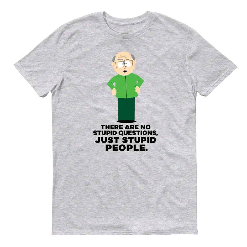 South Park Mr. Garrison Stupid People Adult Short Sleeve T-Shirt