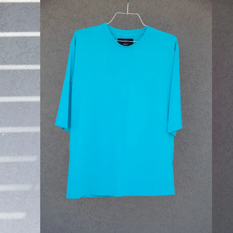 Swimsuit - Tshirt 3/4 sleeves TS2006S - Turquoise