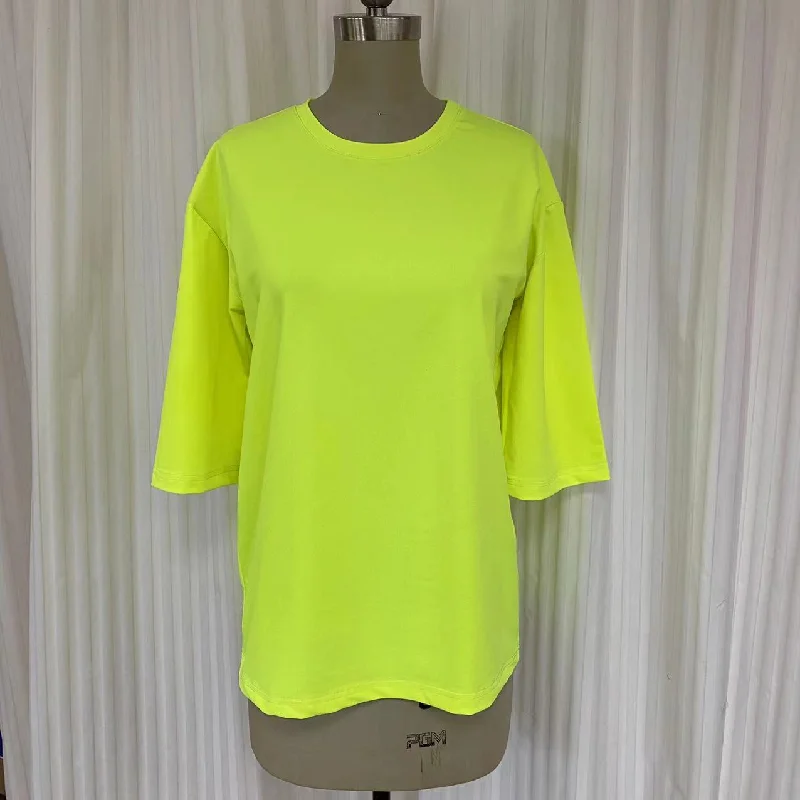 Swimsuit - Tshirt 3/4 sleeves TS2006S - Fluo yellow