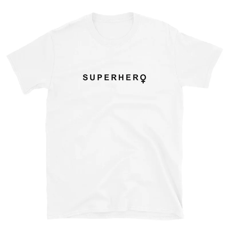 THE ESSENTIAL BOYFRIEND TEE WHITE SUPERHERO