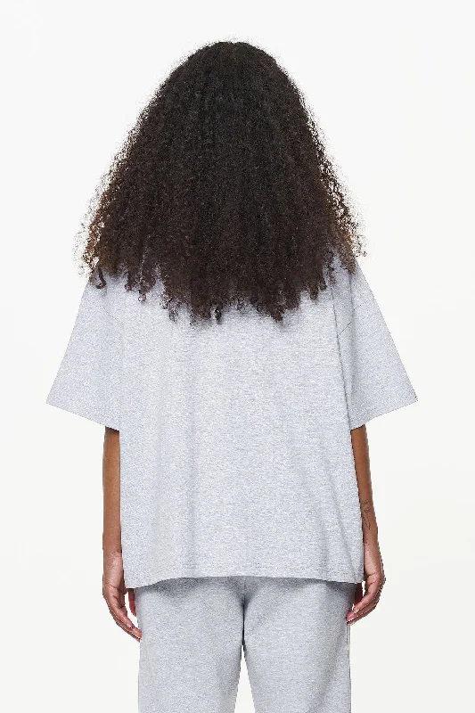 Thames Heavy Oversized Tee Grey Melange