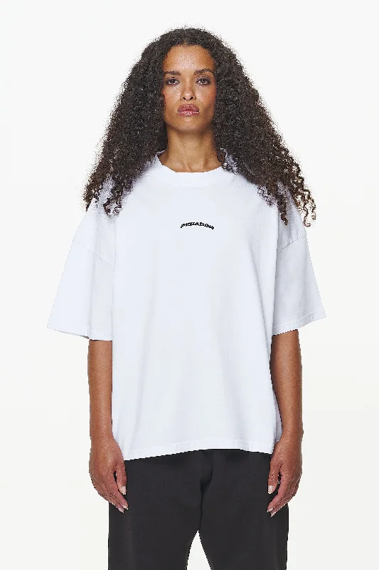 Thames Heavy Oversized Tee White