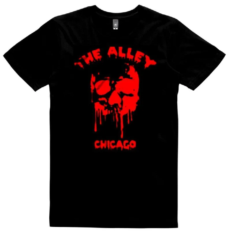 The Alley Red Horror Skull Tshirt