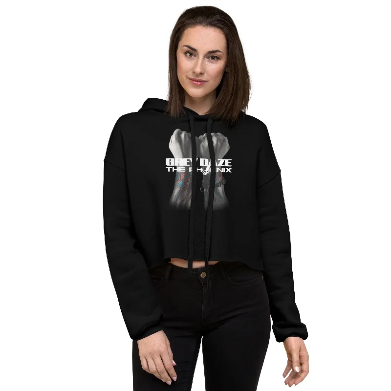 The Phoenix Grey Daze Album Cover Crop Hoodie