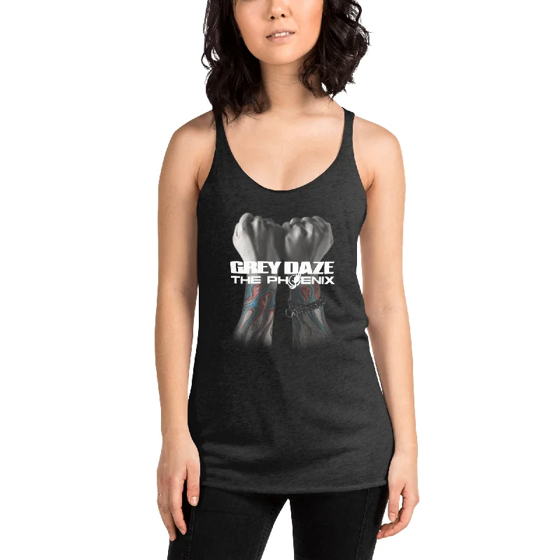 The Phoenix Grey Daze Album Cover Women's Racerback Tank