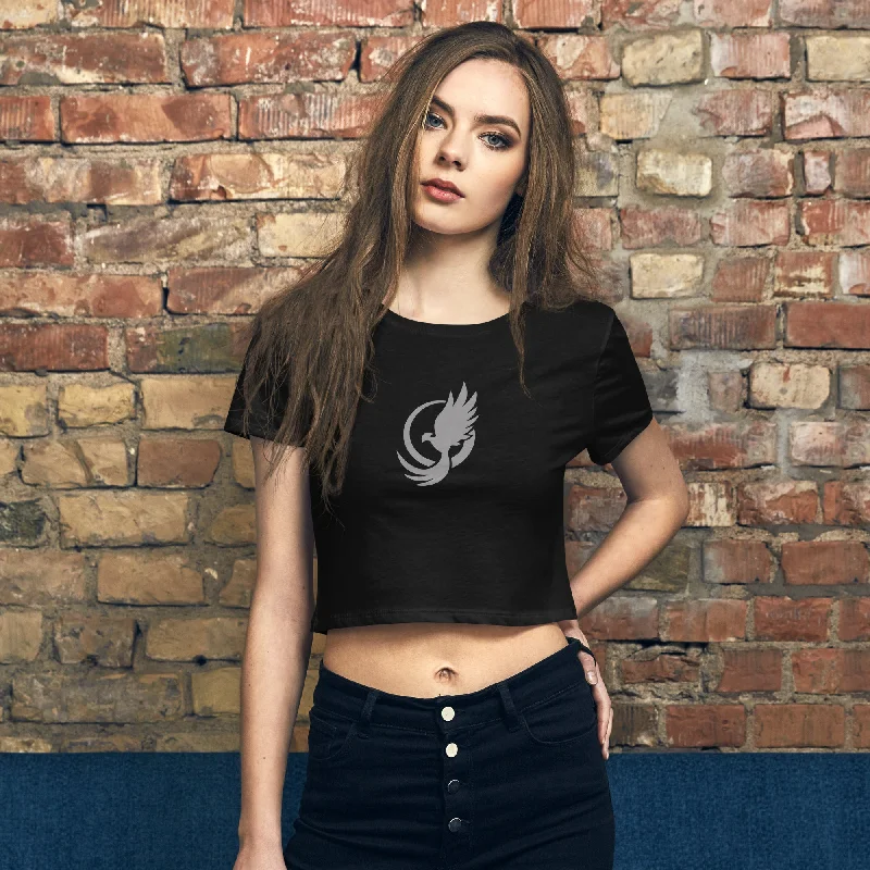 The Phoenix Logo Grey Daze Women’s Crop Tee