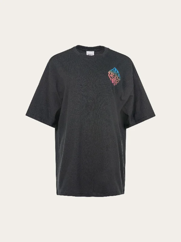 WATERAID Printed oversized t-shirt - Black Jet