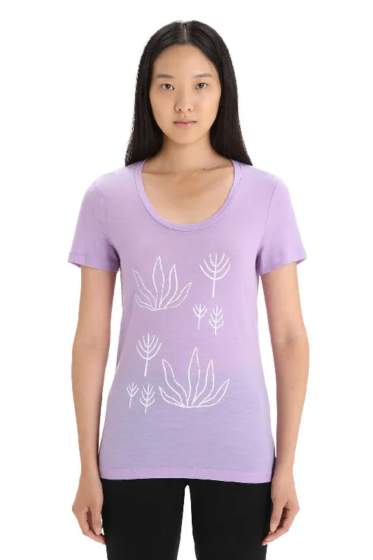 Womens Tech Lite II SS Scoop Tee Fresh Growth