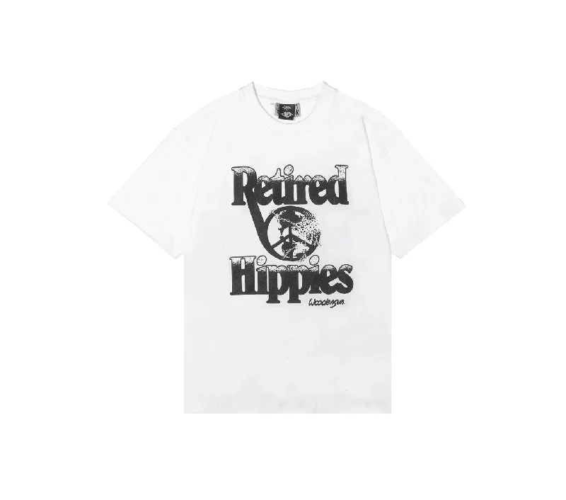 Woodensun Retired Hippies T-Shirt Ver. 2 - White