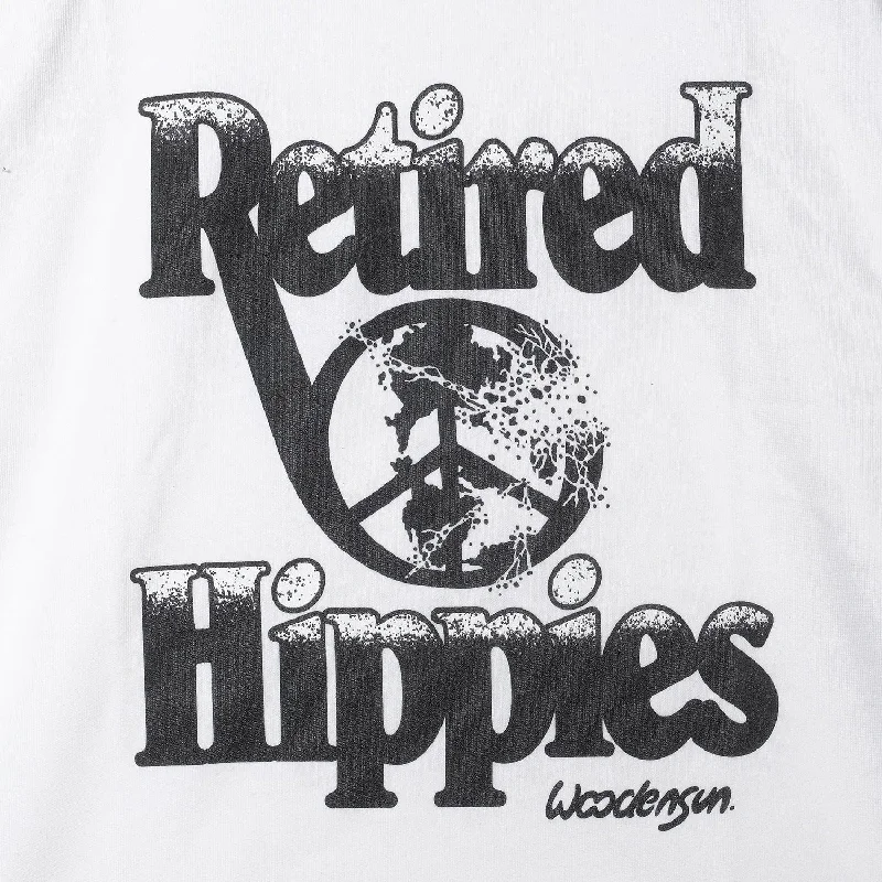 Woodensun Retired Hippies T-Shirt Ver. 2 - White