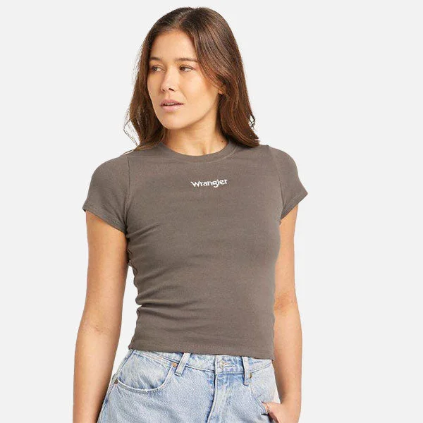 Wrangler Staple Rib Tee - Slate