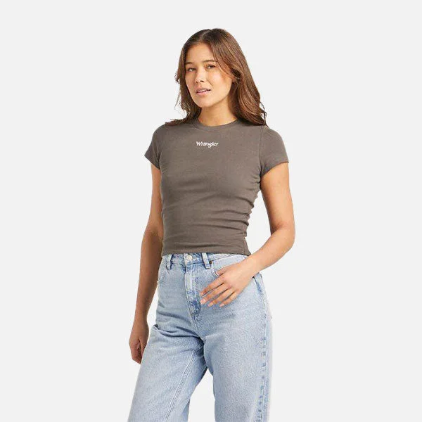 Wrangler Staple Rib Tee - Slate