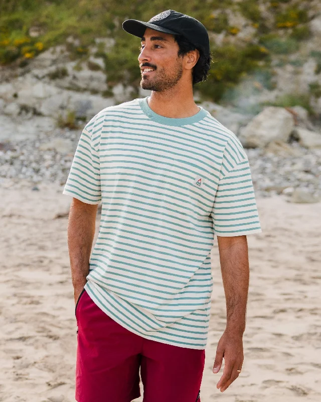 Zen Recycled Relaxed Fit T-Shirt - Deep Sea Stripe