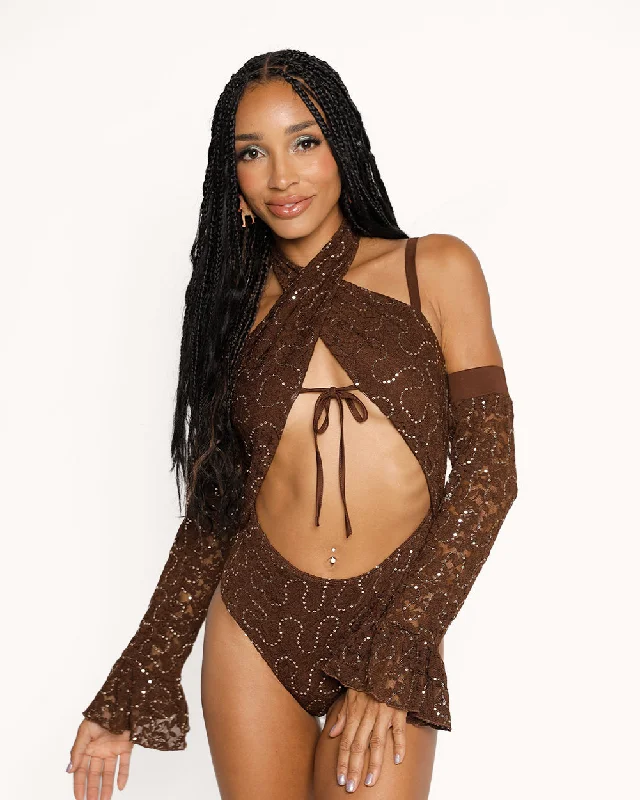 Flitteriffic Halter Bodysuit Beach unclassified skirts