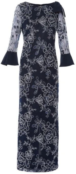 Taryn Embroidery Maxi Dress Vintage maxi dresses